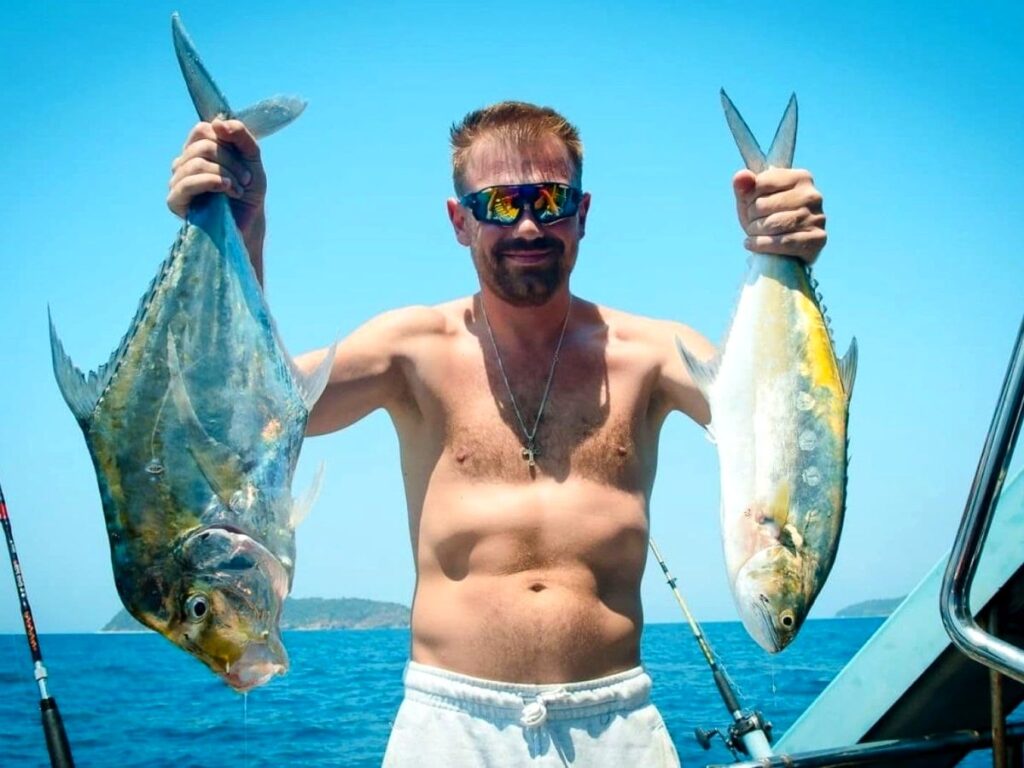 Улов на морской рыбалке — рыба Сиамского залива