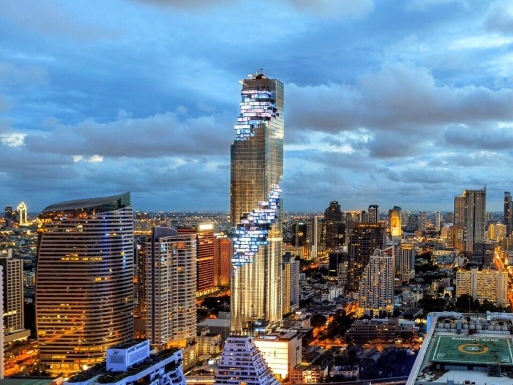 Mahanakhon Tower — высочайшее здание Таиланда